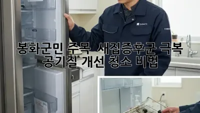 봉화군민 주목! ✨ 새집증후군 극복 공기질 개선 청소 비법 🏡
